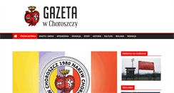 Desktop Screenshot of gazeta.choroszcz.pl