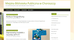 Desktop Screenshot of biblioteka.choroszcz.pl